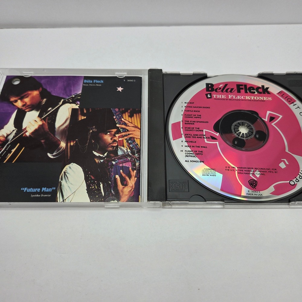 Bela Fleck & The Flecktones Flight of the Cosmic Hippo CD 1991 Fusion Bluegrass - Picture 2 of 6